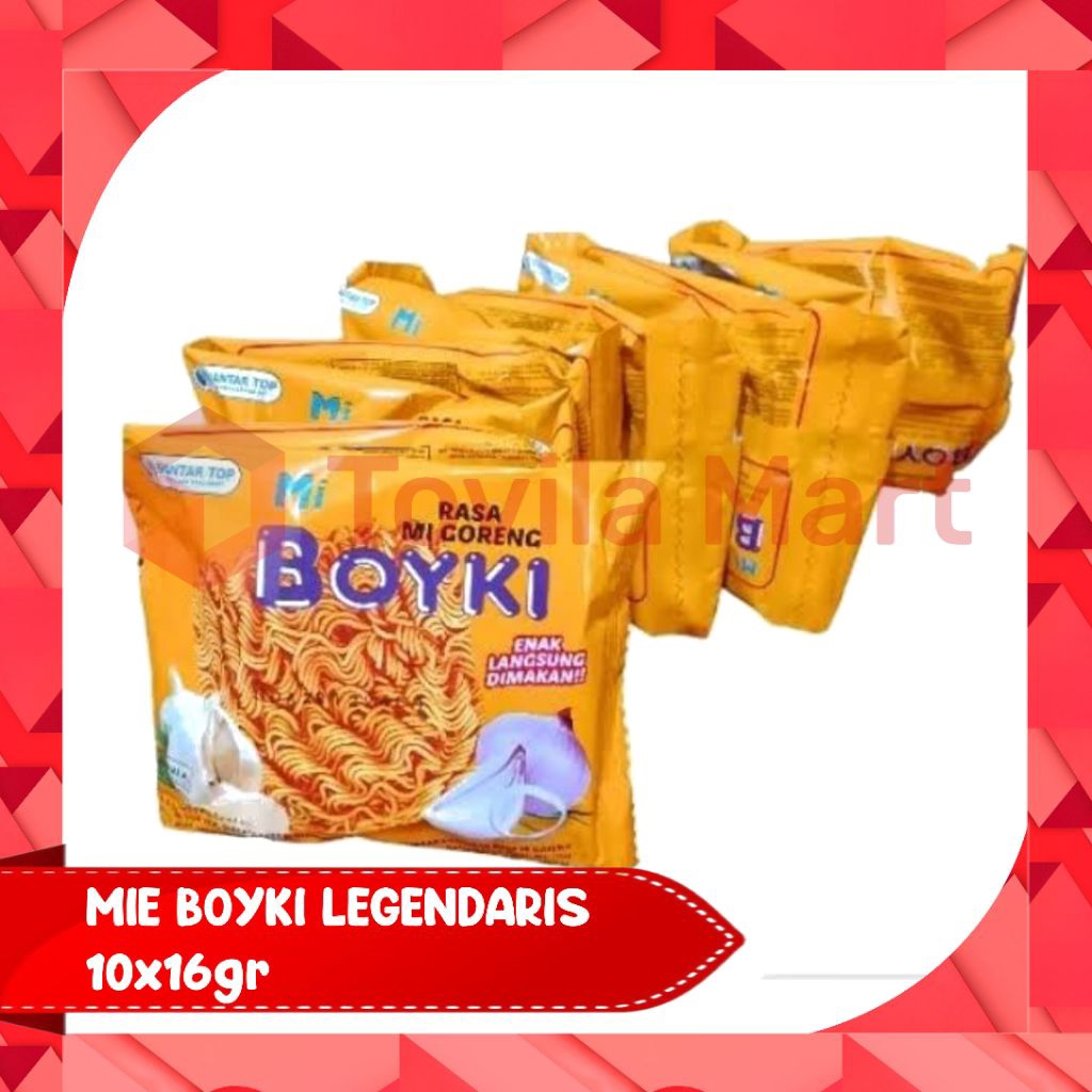 

Jajan jadul Snack Mi Boyki Rasa Mie Goreng 1 renteng isi 10 pcs