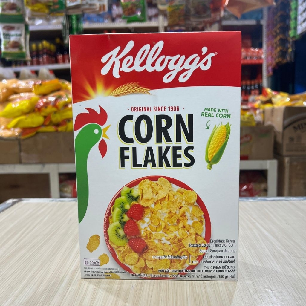 

Corn Flakes Kellogg's Cereal / Sereal Jagung 150 gram