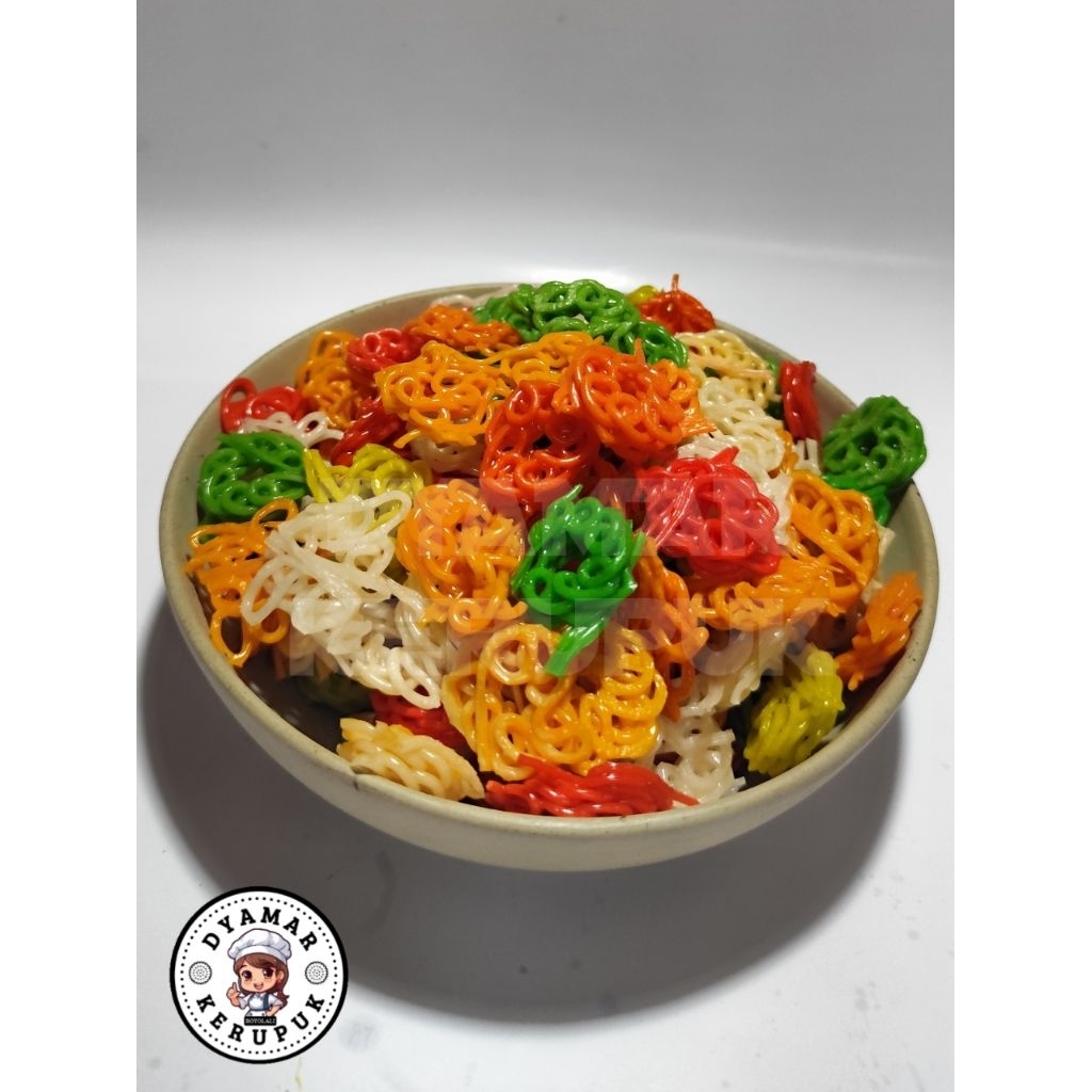 

Kerupuk Warna - Warni Mentah 1kg