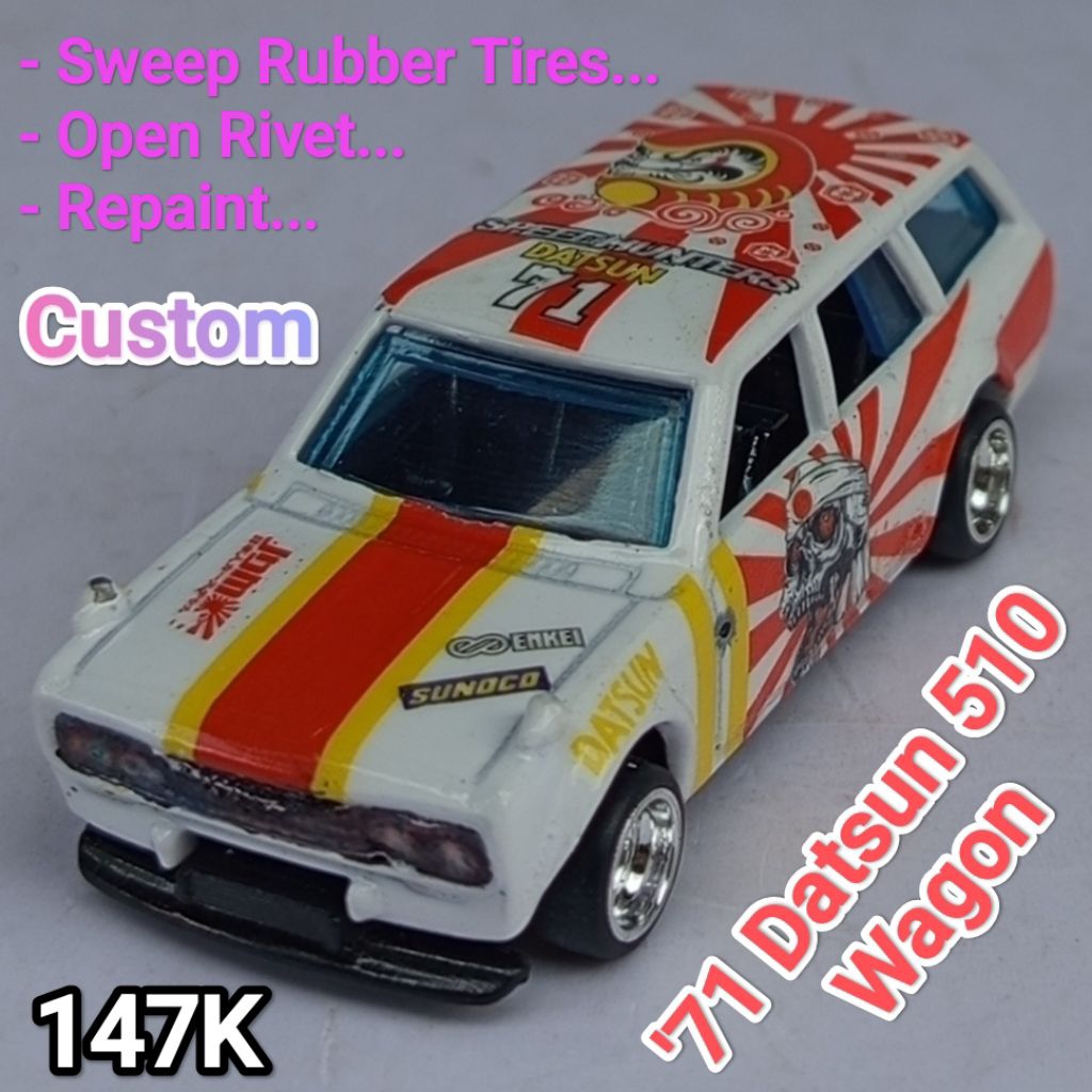 Hot Wheels 71 Datsun 510 Wagon Custom Speed Hunters