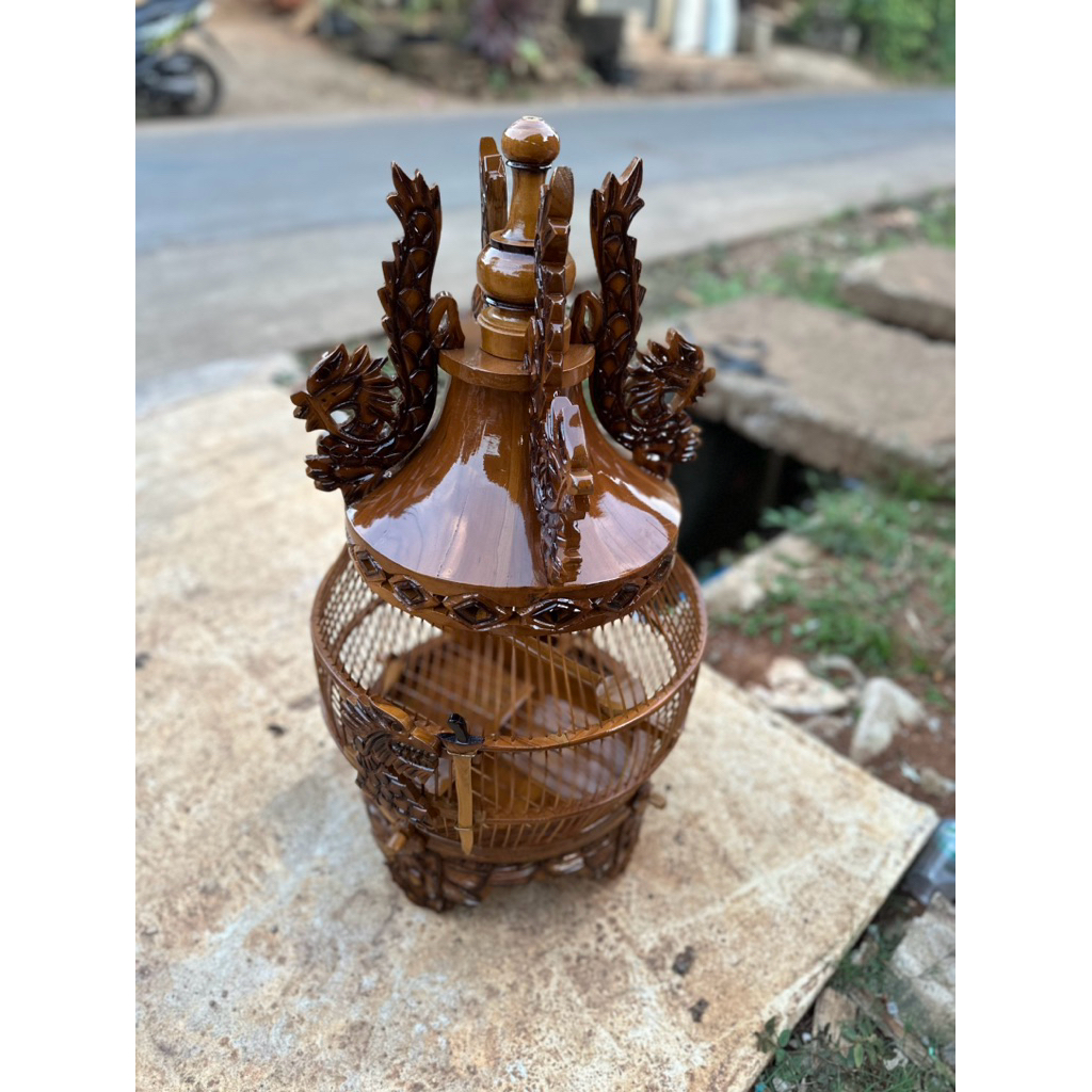 Sangkar Perkutut / Sangkar Burung Perkutut / Sangkar Kutut Kayu Jati / Sangkar Kayu