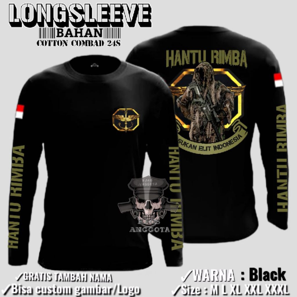 KAOS PASUKAN ELITE HANTU RIMBA TERBARU - TSHIRT HANTU RIMBA