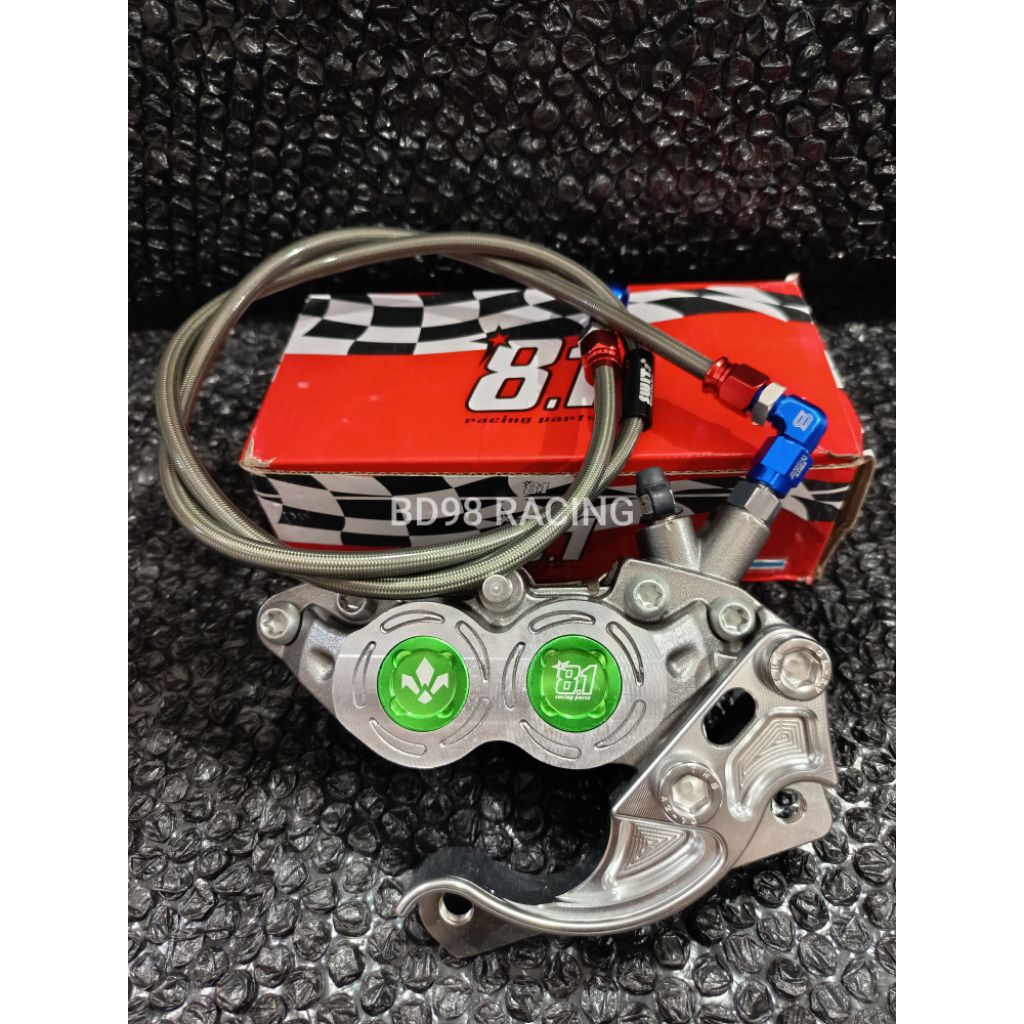 PAKET BREKET KALIPER BIGPOT 4 PISTON MIO SMILE, MIO SOUL, XEON, JUPITER MX, JUPITER Z1, VEGA + SELAN