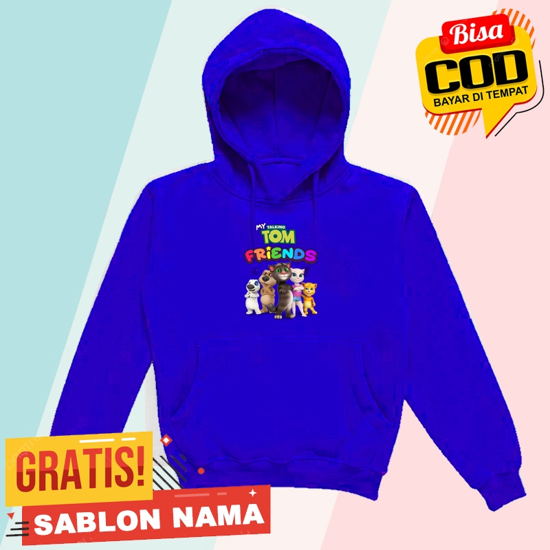 Hoodie Anak My Talking Tom Friends / Jaket Anak Laki Laki & Perempuan My Talking Tom Friends