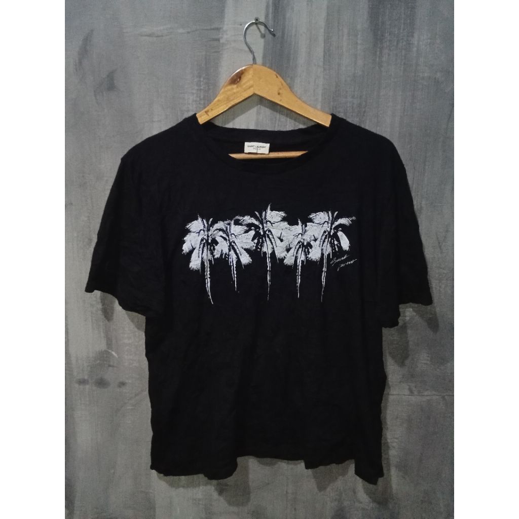 T-shirt saint Laurent  Paris palm