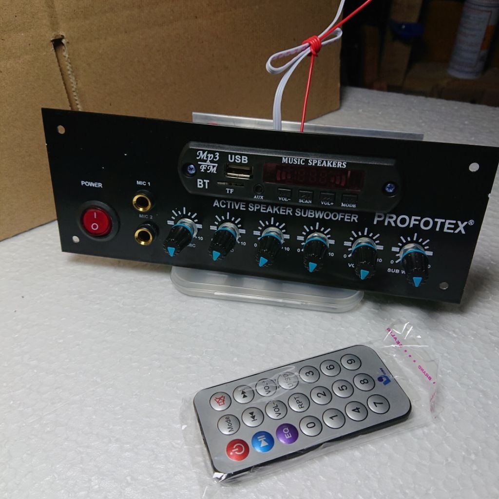 kit amplifier mono plus echo  subwoofer Bluetooth