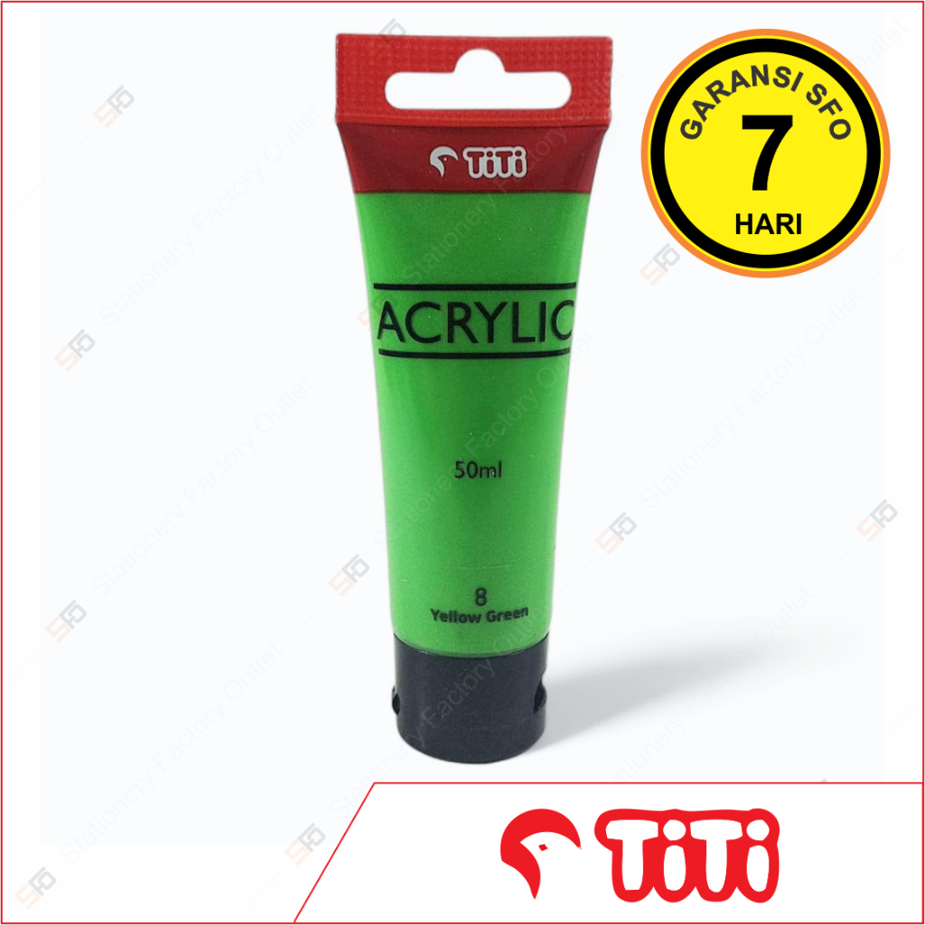

Cat Acrylic Titi 50ml Satuan 8 - Yellow Green - SFO Semarang Official