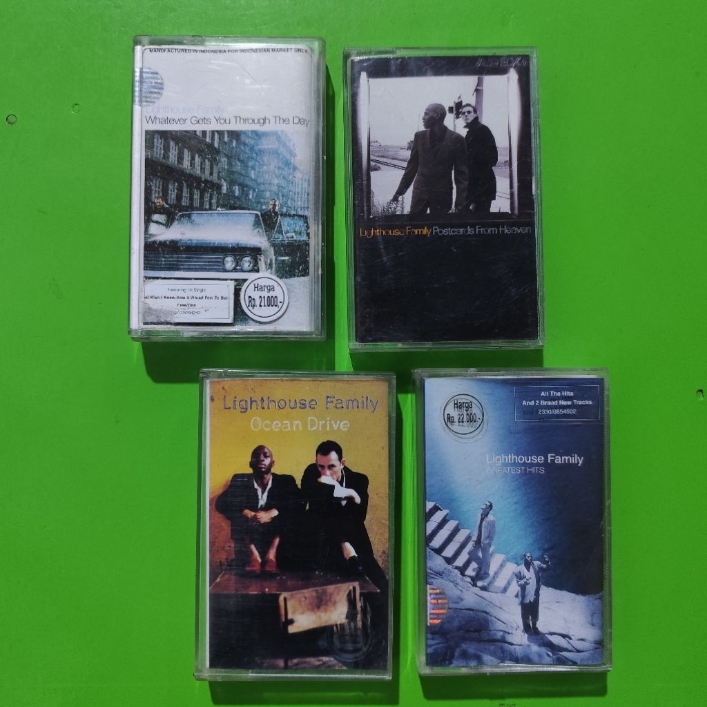 Kaset LIGHTHOUSE FAMILY Album Dijual Paket 4 Kaset ( For 4 Cassette)