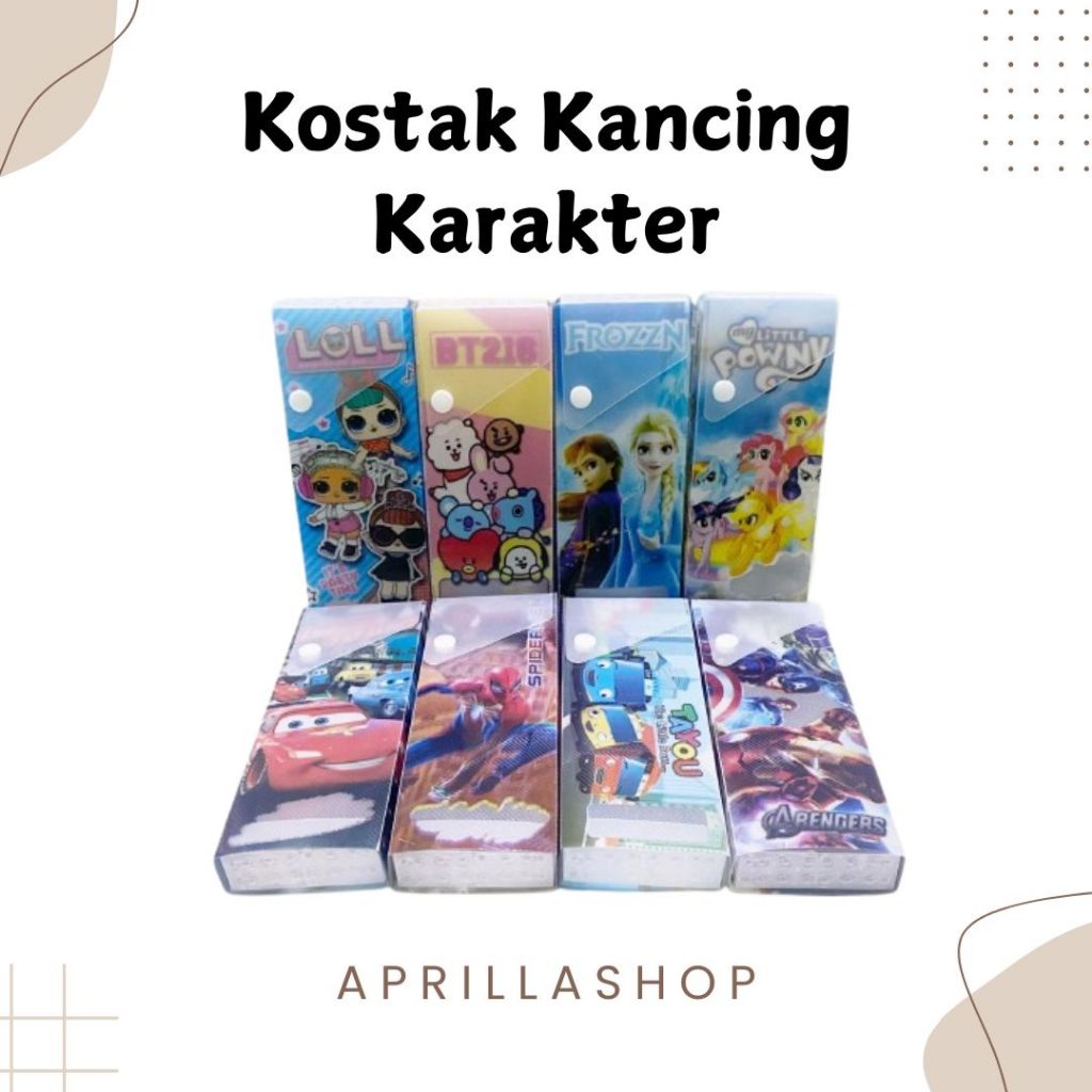 

Kostak Pensil Karakter Murah / Kostak Kancing Karakter Lucu / Tempat Pensil Anak