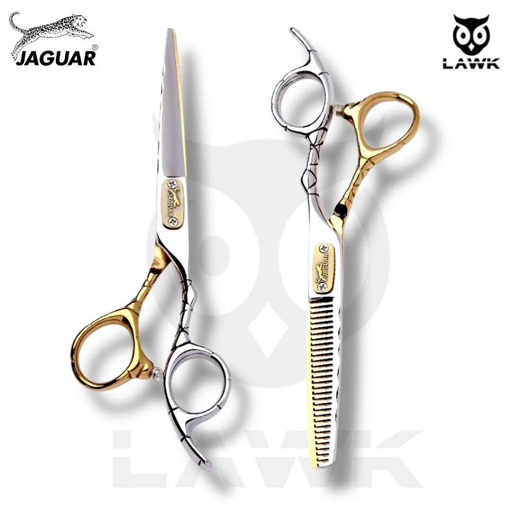 JAGUAR 6 INCH SET GUNTING POTONG RAMBUT DAN SASAK GUNTING JAGUAR