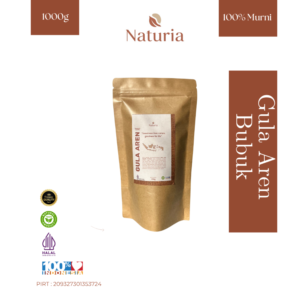 

Gula Aren Semut 1Kg Organik Tanpa Pengawet Gula Aren Bubuk Organik Palm Sugar 1000g