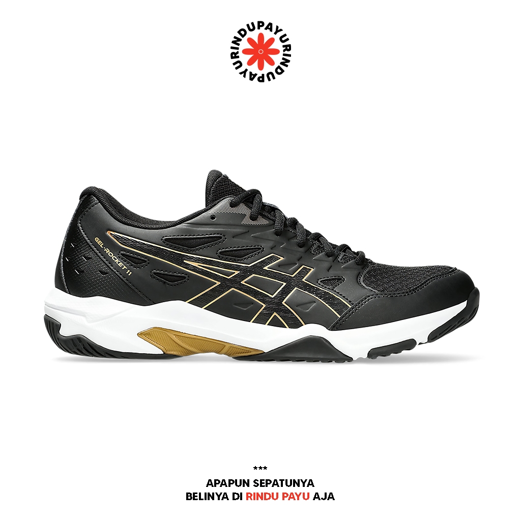 ASICS GEL-ROCKET 11 (1071A091-004) - Sepatu Olahraga Indoor Volleyball Badminton Original