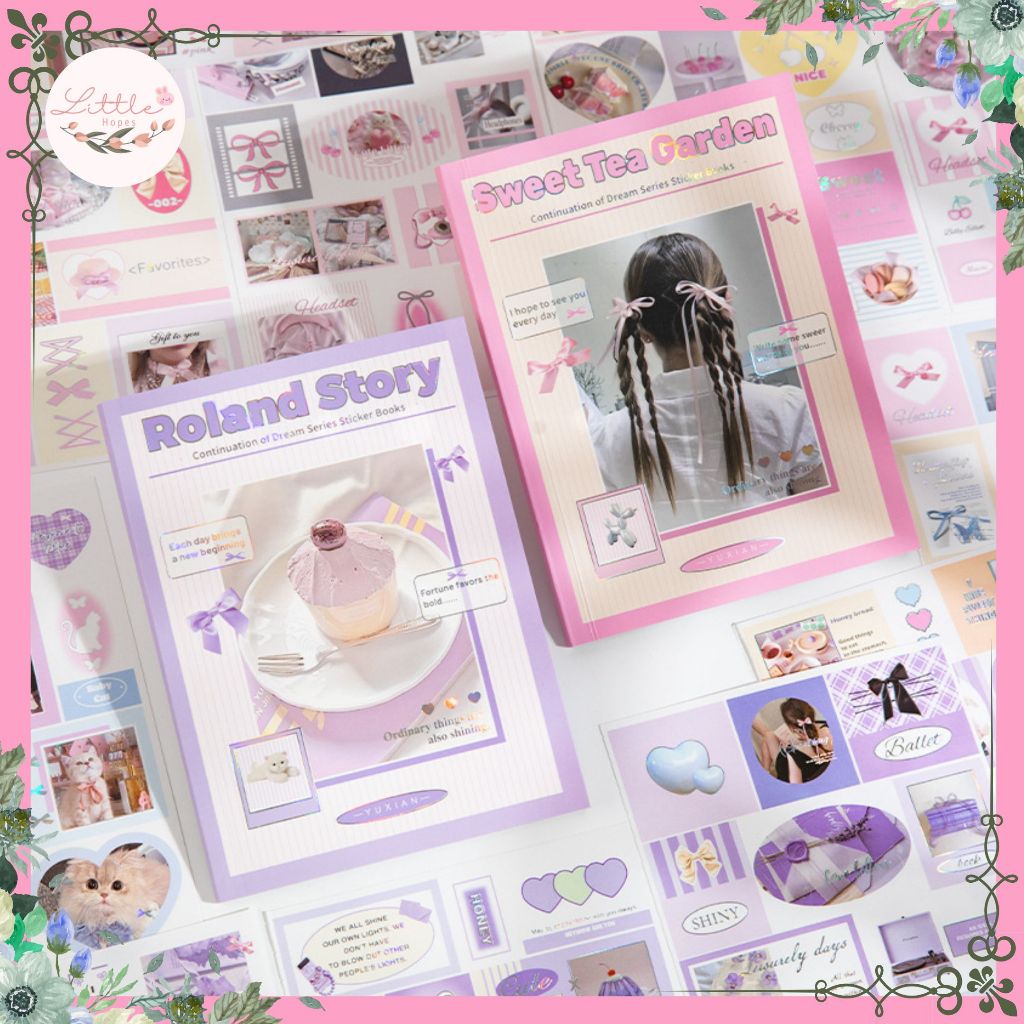 

Sticker Book Korean Ballet Write Dream Series Coquette Cute Vibes Scrapbook Kawaii DIY Journaling