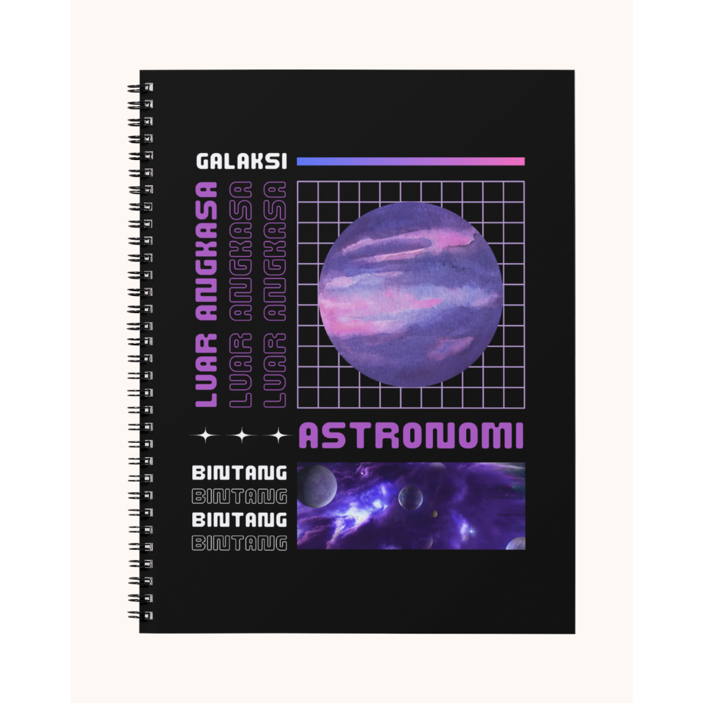 

Notebook Reflektif A5 Spiral – 50 Halaman Hitam Putih | HVS 80gsm & 100gsm – Astronomi