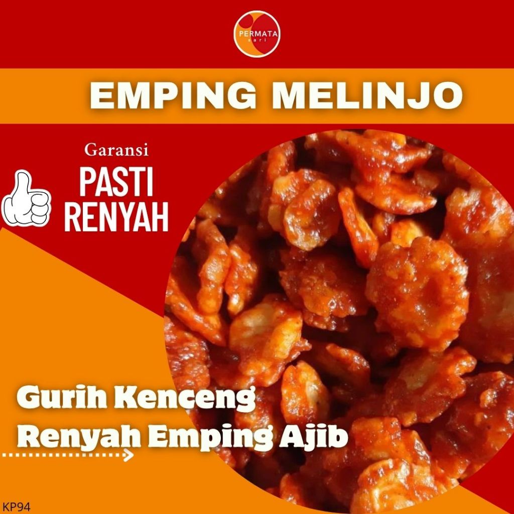 

Emping Melinjo 100Gram±/Emping Asin Gurih/Cemilan Tradisional