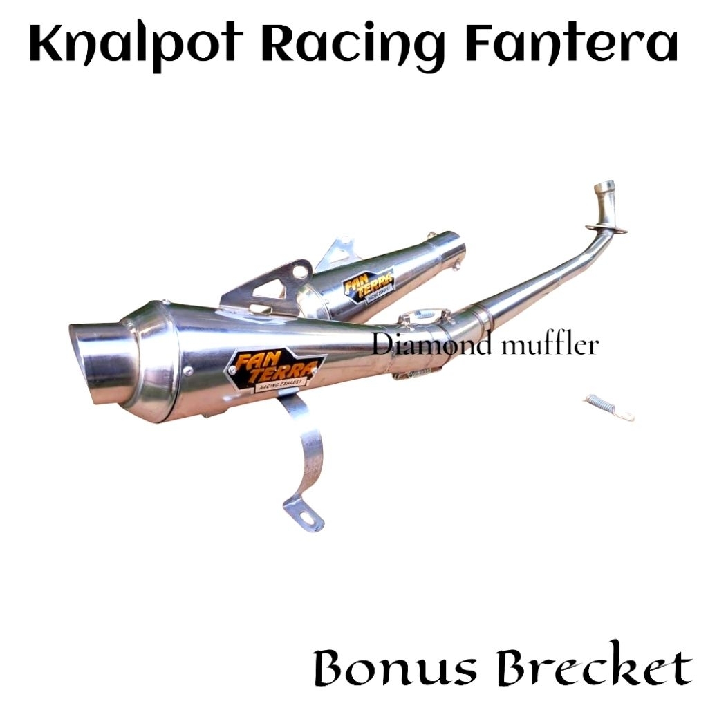 Knalpot Fantera Racing Supra x 125 Revo Absolute Supra Vega Jupiter z Shogun R Astrea Grand