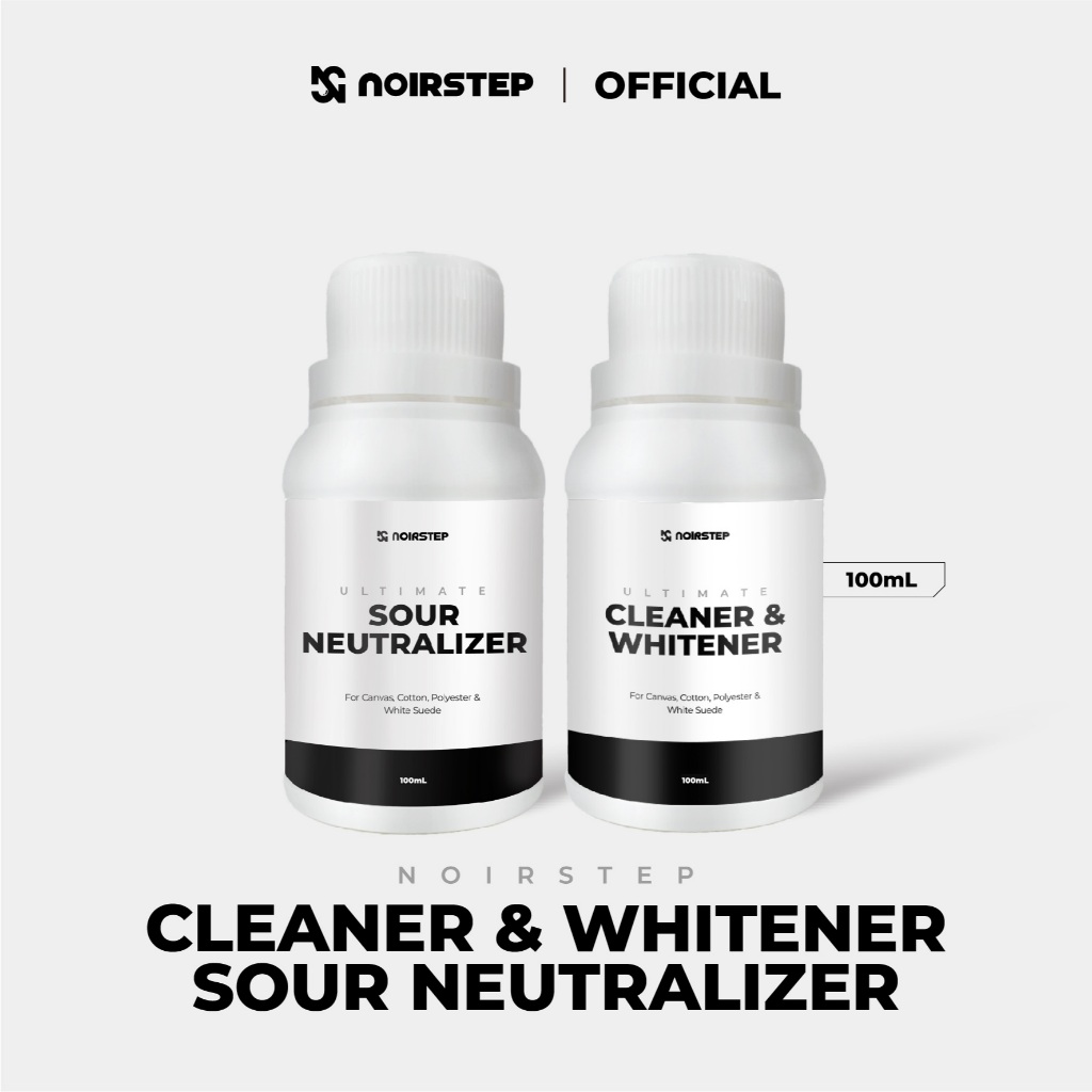 Noirstep Sabun Cuci Pemutih Pembersih Shoe Shoes Cleaner Care Sepatu Kanvas Canvas Warna Putih