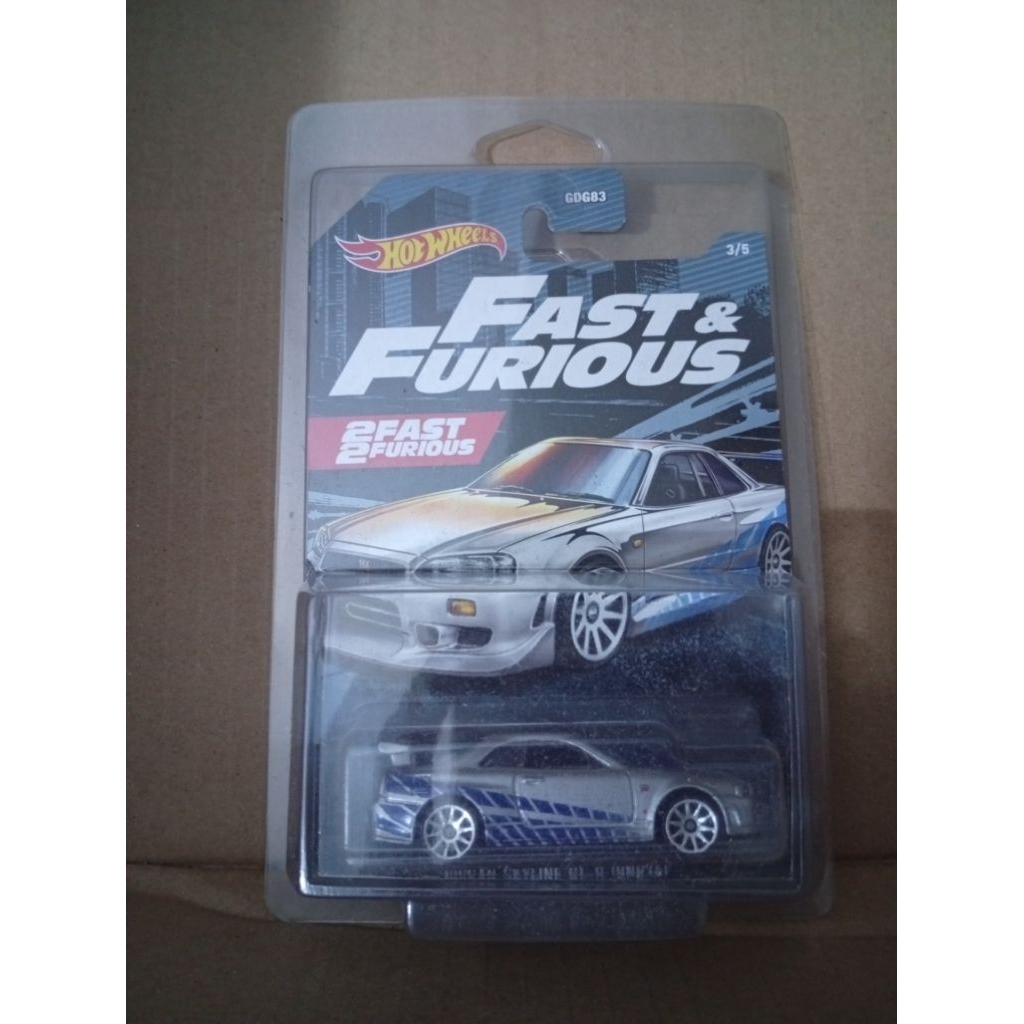 hotwheels nissan skyline r34 fast furious