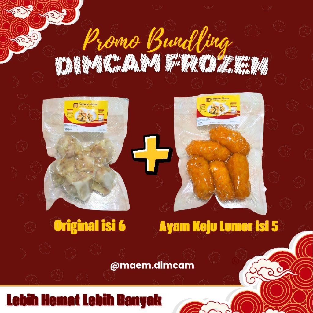 

Bundling Hemat Dimsun Original + Ayam Keju Lumer | Dimsum Ayam Jumbo | Dimsum Ayam tanpa Udang