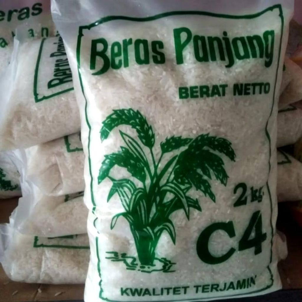 

Beras lokal C4 2 Kgs isin sok kundangan/bansos
