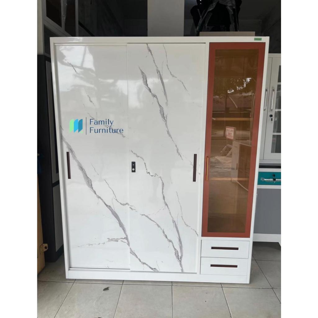 Paket Hantaran Lemari Pakaian Plat Besi, Meja Rias dan FULLSET CUSTOM Ocean Classical