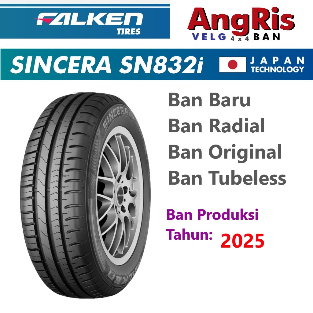 FALKEN 195 55 R15 Ring 15 SINCERA SN832i Ban Ring 15 Mobil Hyundai Avega Accent Baleno