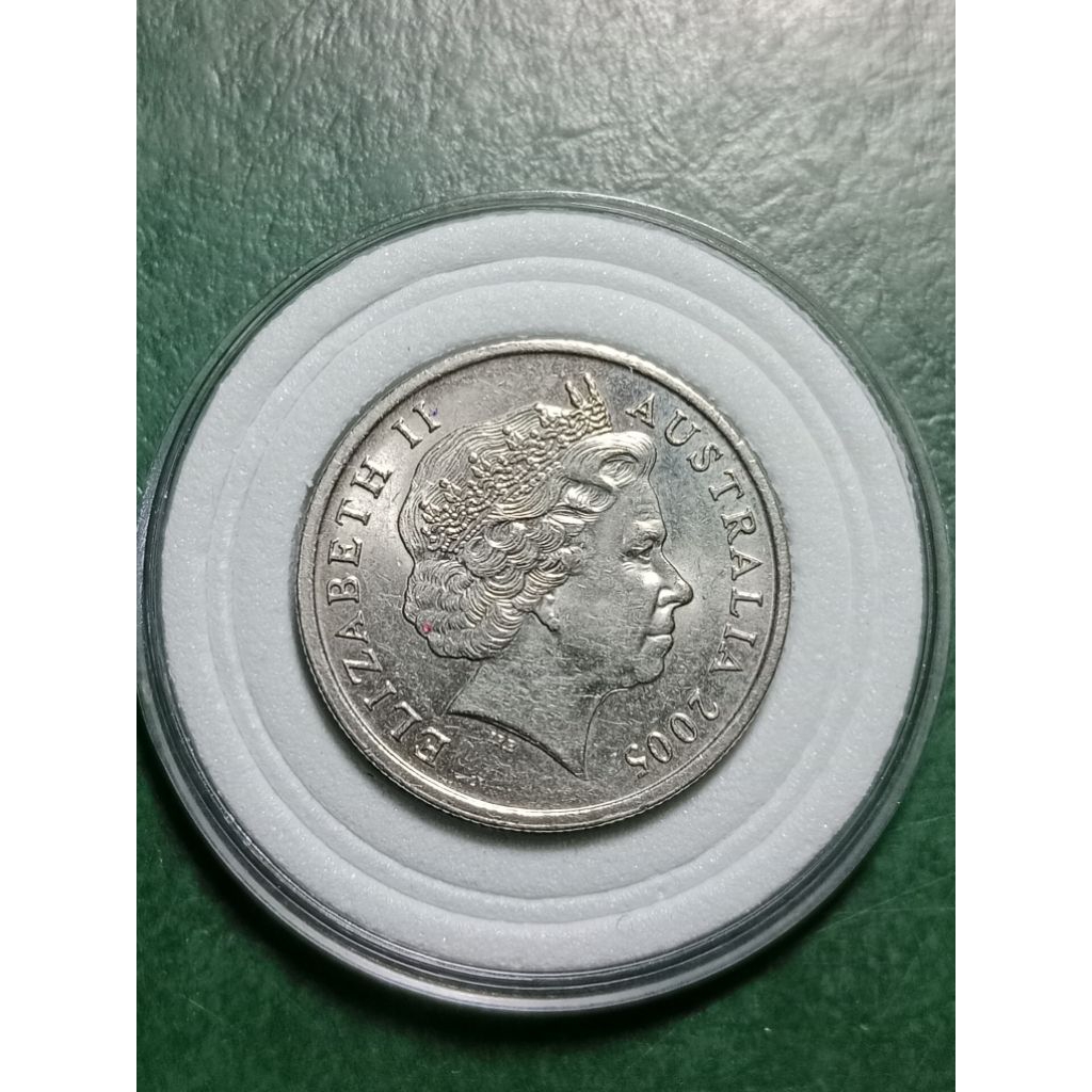 Koin Australia 5 Cents tahun 2005