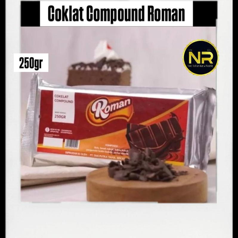 

Coklat Compound Roman 250gr/Roman Dark Coklat Compound/Cokelat Batang Roman