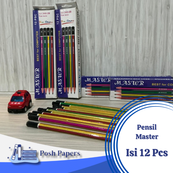 

[CUCI GUDANG] Pensil Merk Master 1 Pack isi 12 Pcs