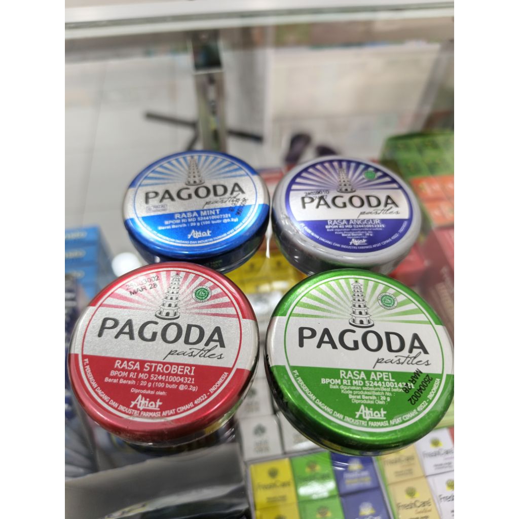

Pagoda Pastilles / Permen ntuk melegakan tenggorokan