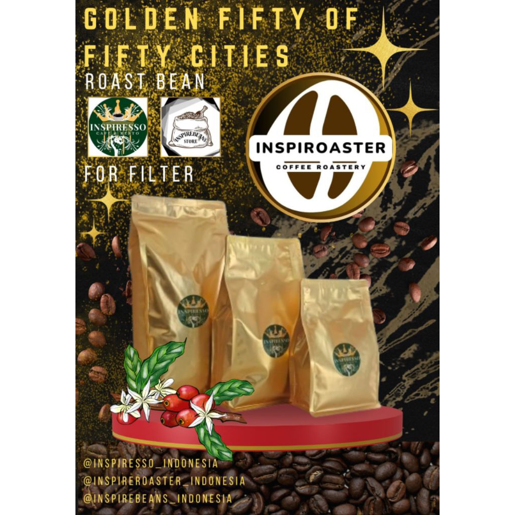 

ROASTED BEANS GOLDEN FIFTY OF FIFTY CITIES