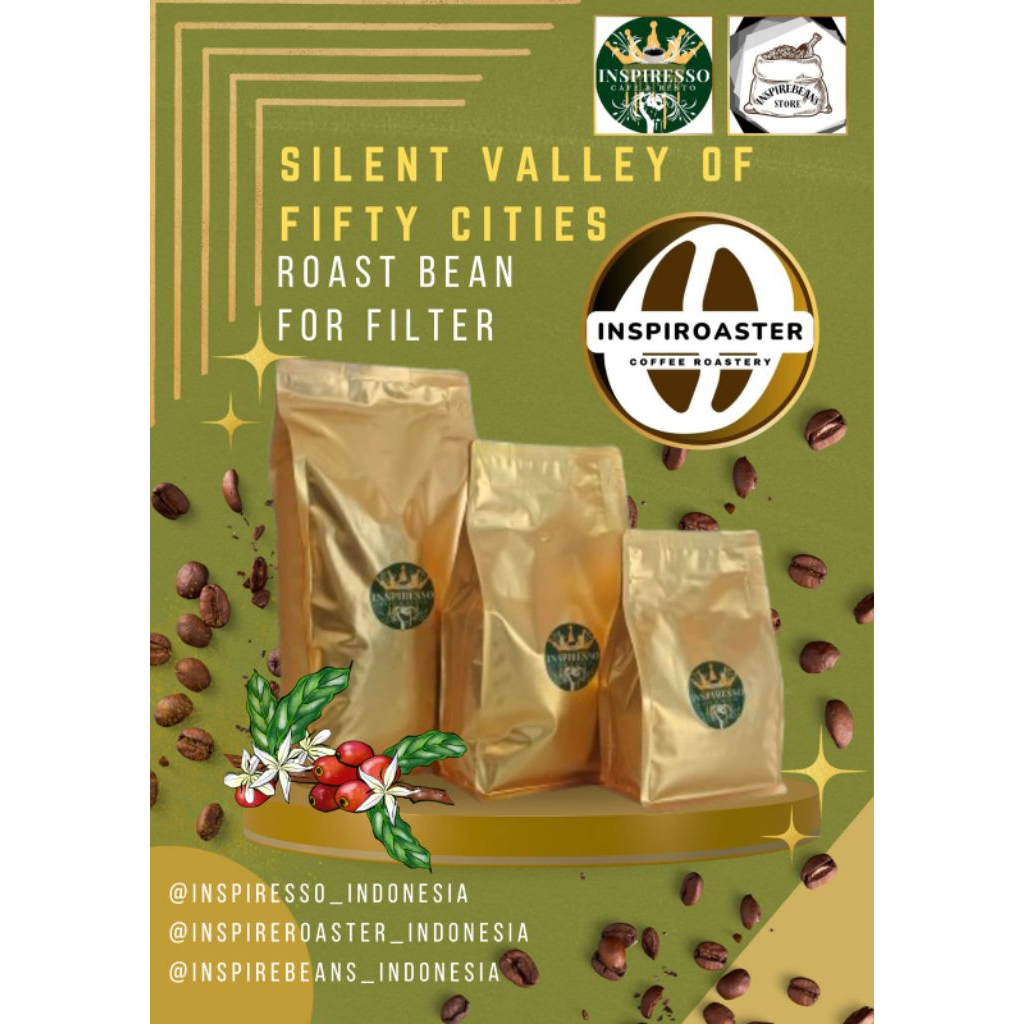 

ROASTED BEANS SILENT VALLEY OF FIFTY CITIES