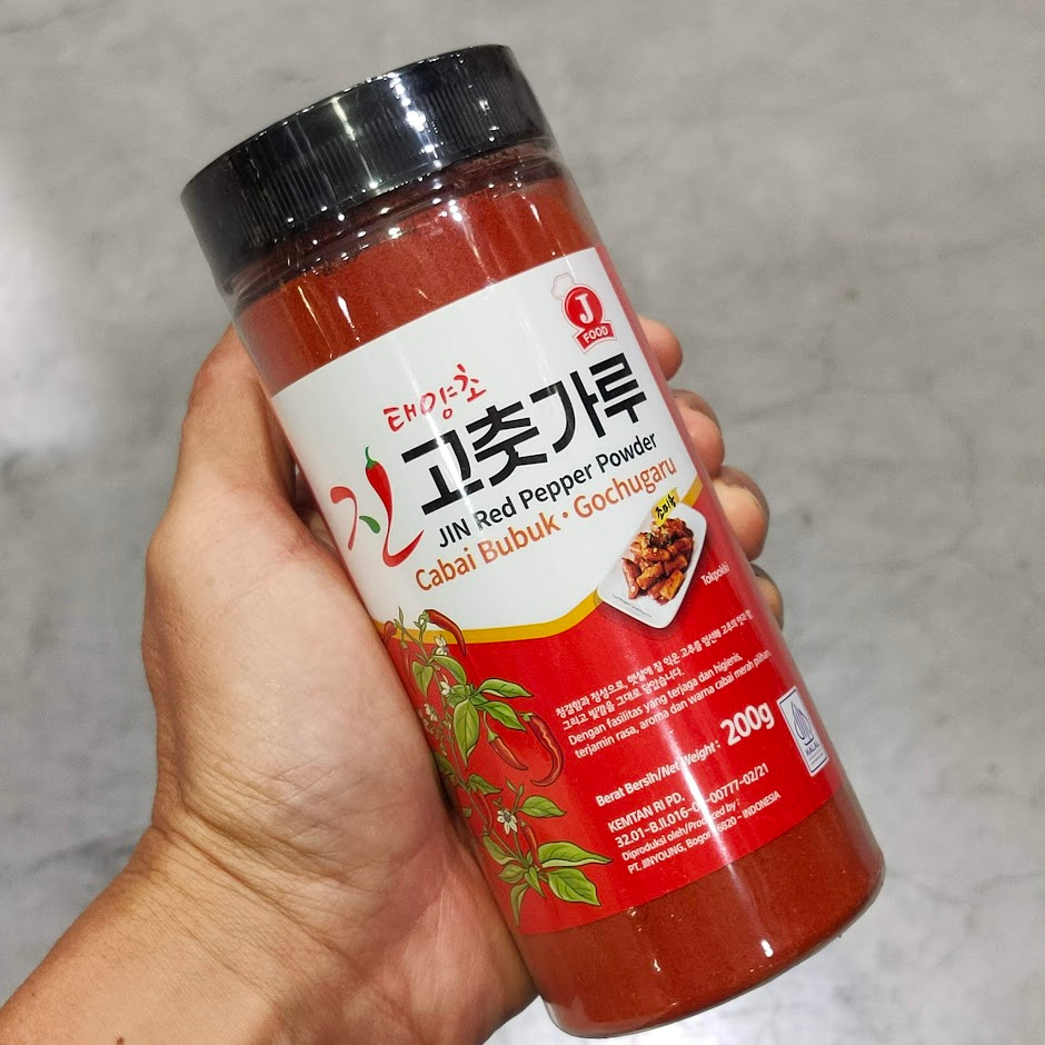 

JIN Red Pepper Powder - Cabai Bubuk Korea - Gochugaru 200g