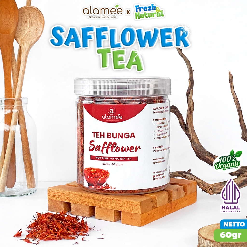 

Teh Bunga Safflower Herbal Tea Original Organik 60gr Alami Siap Seduh Sehat fresh and natural