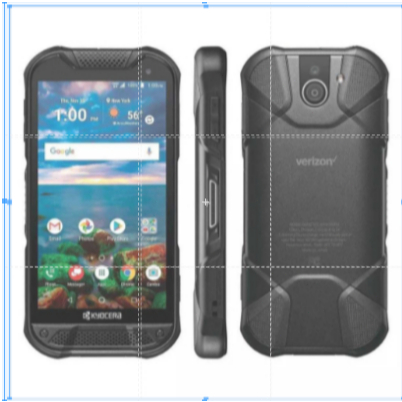 HP Kyocera DuroForce Pro 2 E6910 verizon adalah ponsel pintar yang dapat digunakan