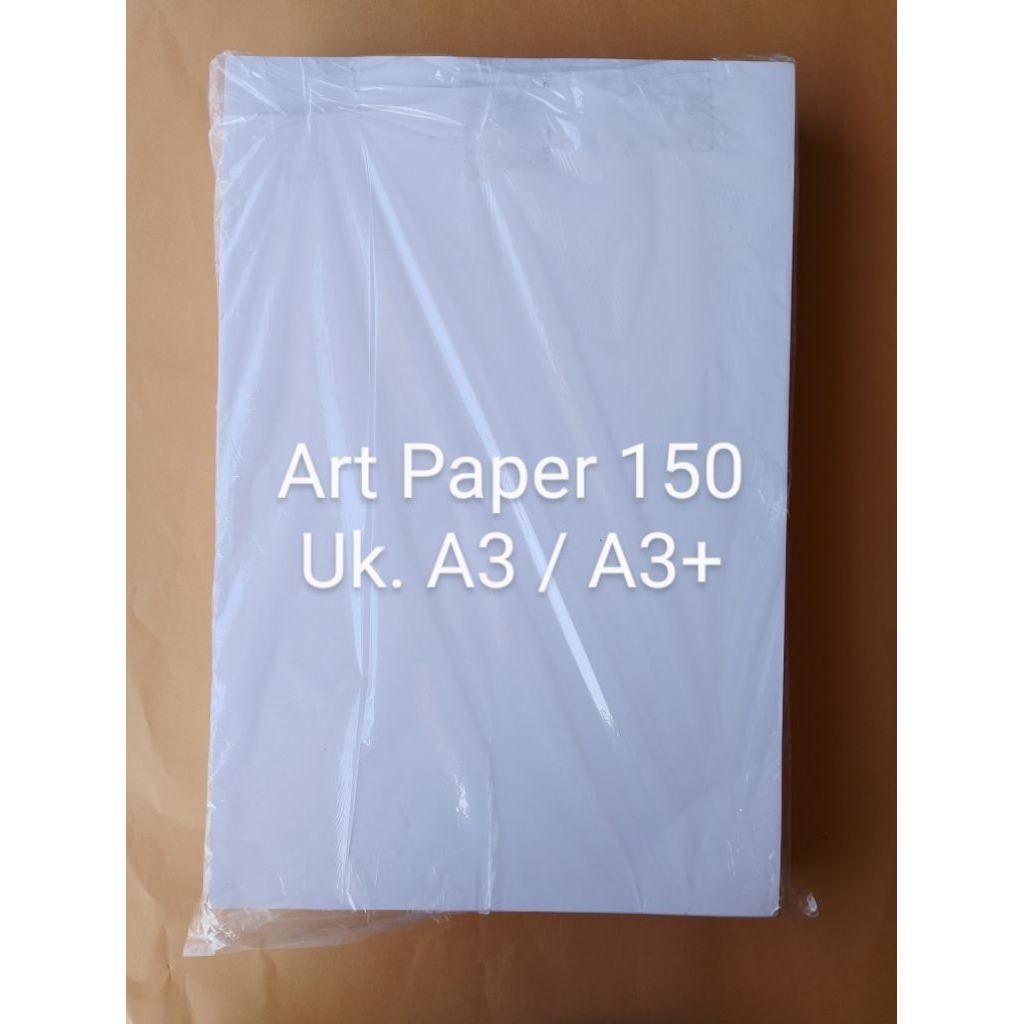 

(500 lbr) Art Paper 150 gr ukuran A3 29,7x42 cm / A3+ 32x48 cm