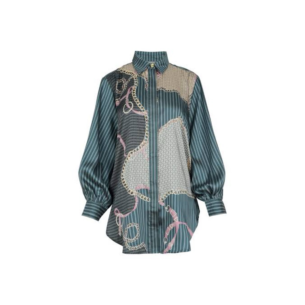 LUMINOSA YOKE SHIRT - BENANG JARUM XS NEW SIAP KIRIM ‼️
