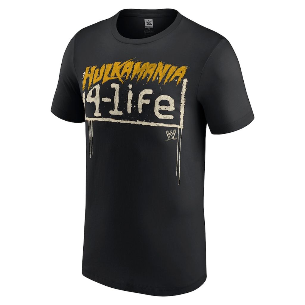 KAOS TSHIRT WWE HOOLYWOOD HULK HOGAN NWO HULKAMANIA 4-LIFE