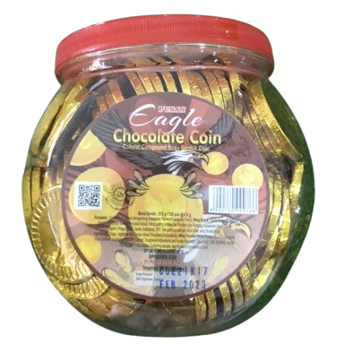 

PUSAN CHOCO GOLD COIN TOPLES 290 GR 8992730998868