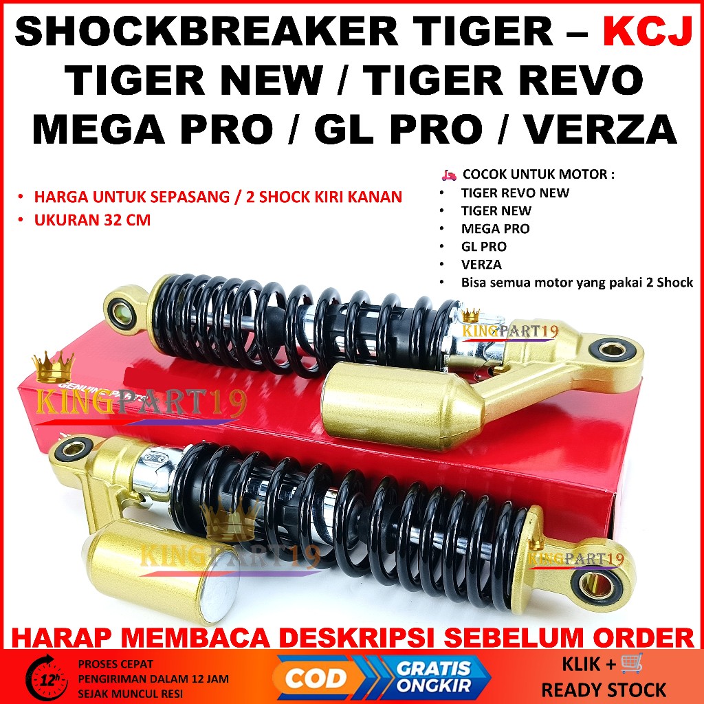 Shockbreaker Skok Shock Belakang Tiger Revo - Sepasang - 52400KCJ671