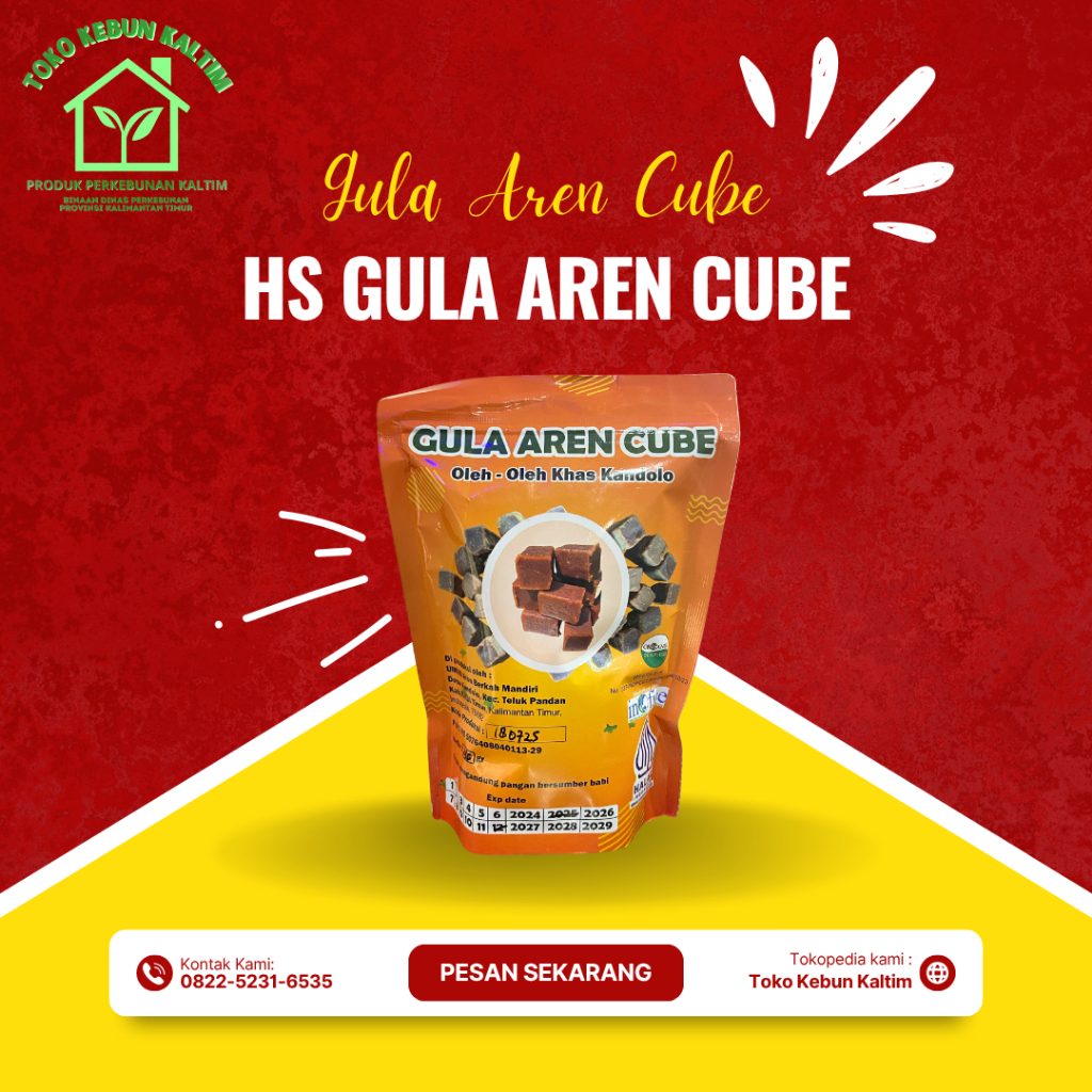 

GULA AREN CUBE HS 250G