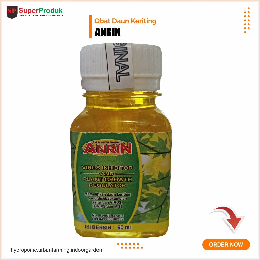 Zpt ANRIN Obat Daun Keriting Cabai tanaman lain 60 ml