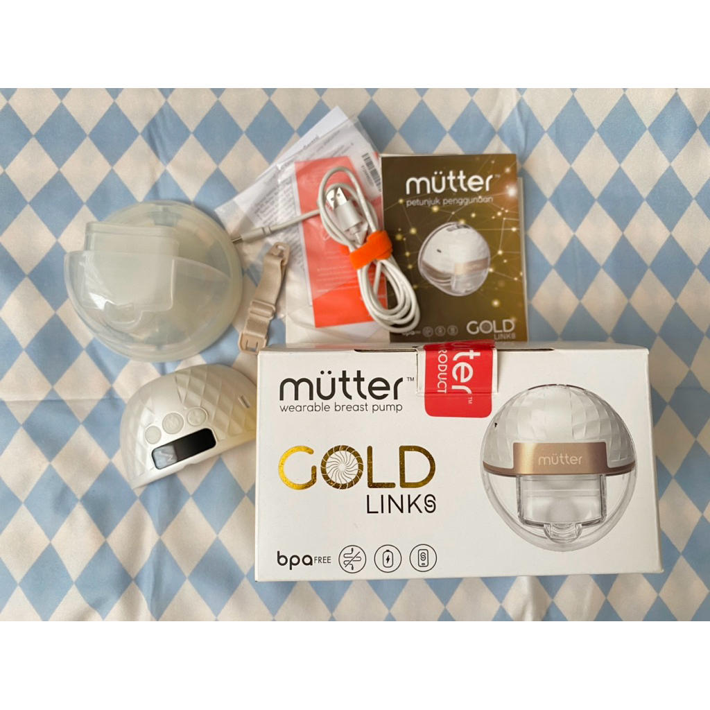 mutter gold link (preloved)