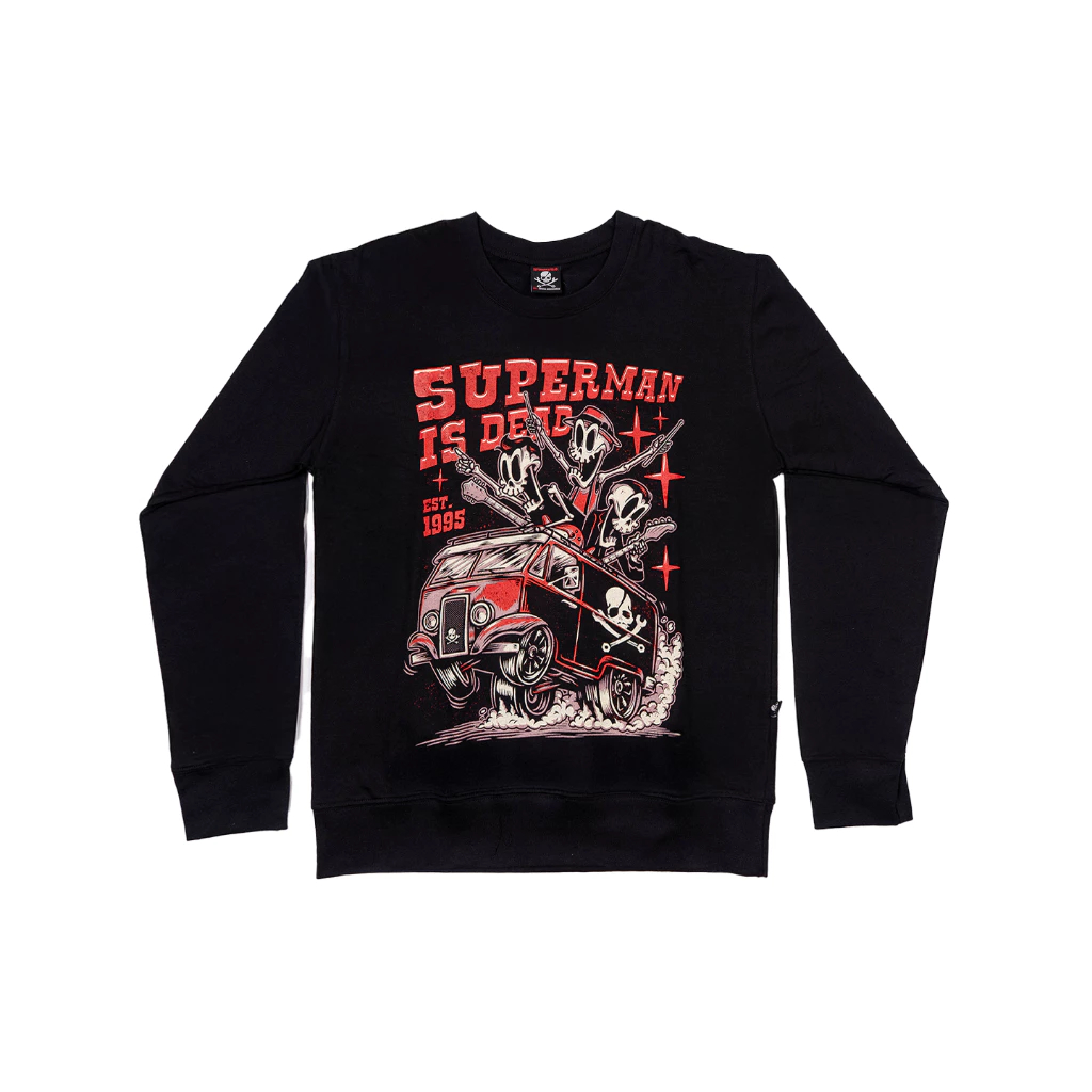 Kaos Merch SID Kuat Kita Bersinar T-Shirt Long Sleeve Band Superman Is Dead | Unisex