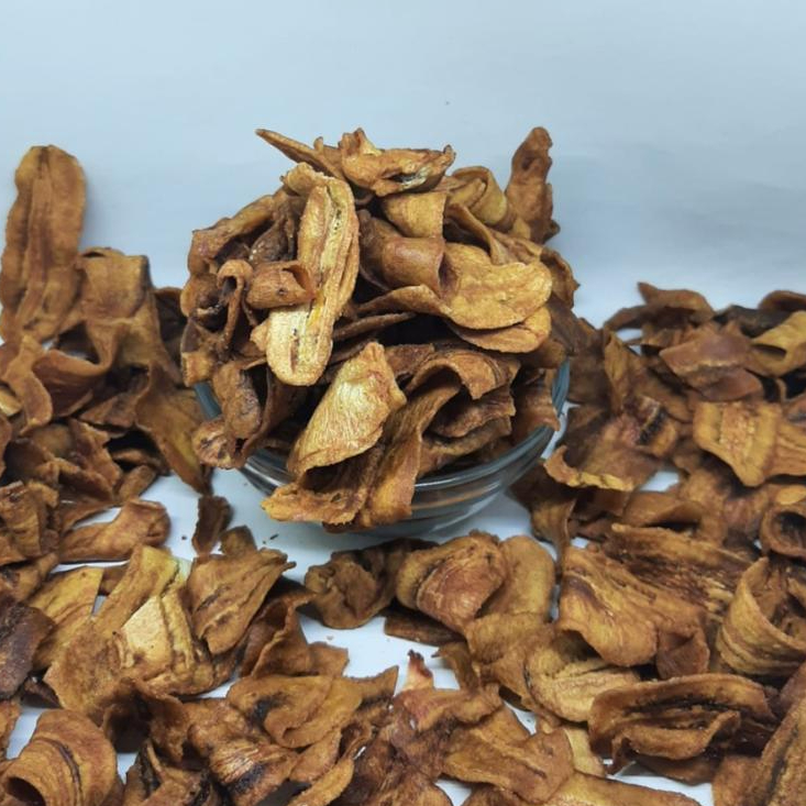 

KRIPIK SALE PISANG KERING CEMILAN BUAH KERING ENAK RENYAH MANIS KEMASAN 250G