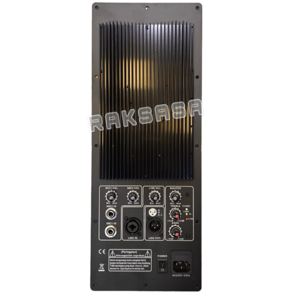 Power Kit Aktif Itam Huper Itam Kipas 16x42cm 2 Way 3 Way New Original