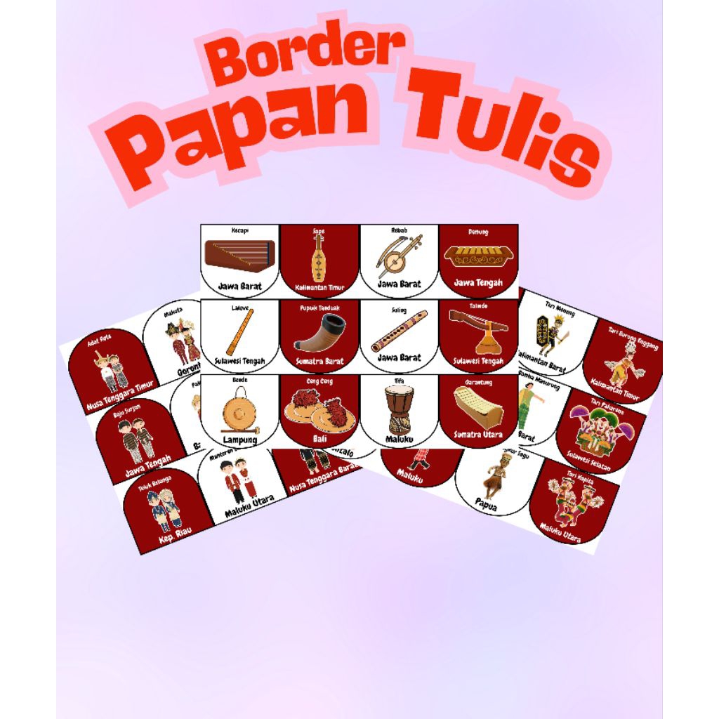 

Border Papan Tulis (Sticker)