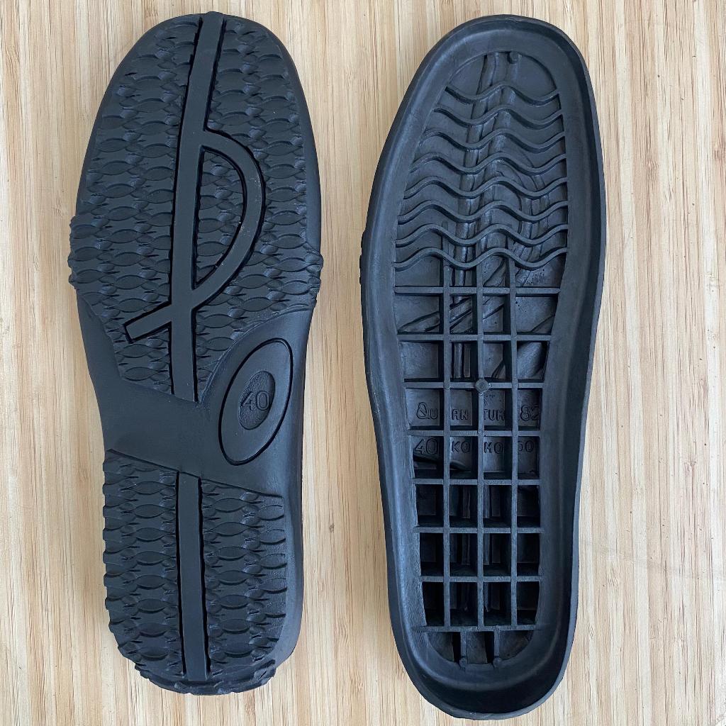 Outsole TPR Sandal Bustong Komodo Hitam Q182 Pria Sol Sepatu Pria Sol Sepatu Formal Sol Sandal Pria 