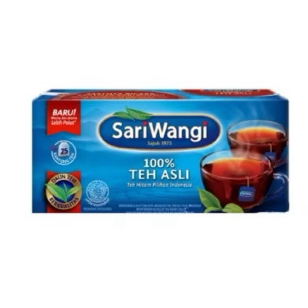 

Sariwangi Teh isi 25 kantong teh hitam celup sari wangi murah