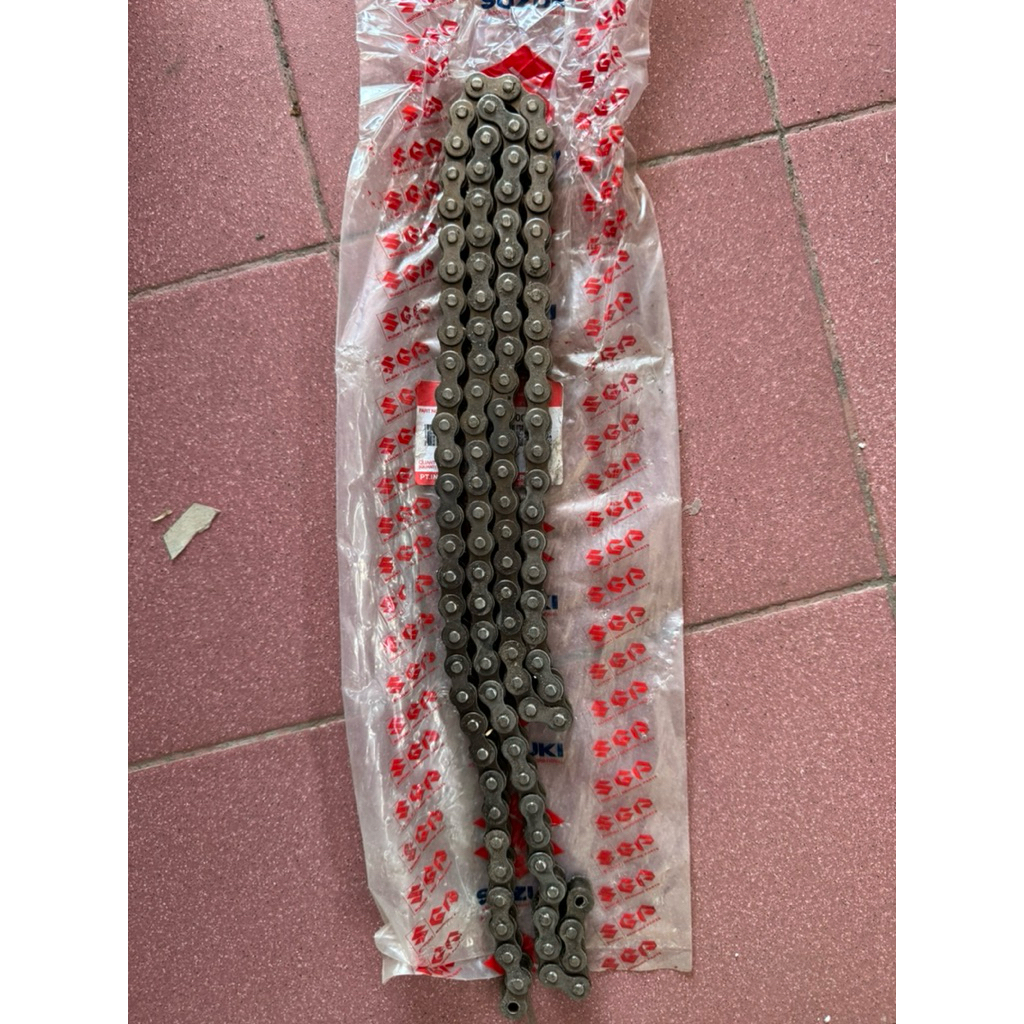 rantai 428-108 original suzuki loose pack RANTAI RANTE RODA MOTOR 428-108 SUZUKI A100 RC110 CRYSTAL 